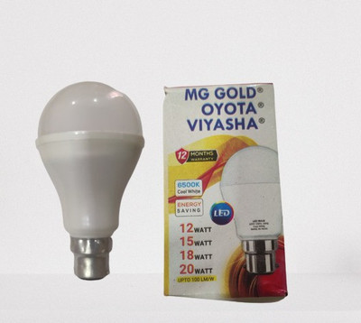 VIYASHA 20 W Basic Round B22 LED Bulb(White)