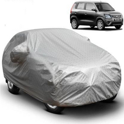Auto Oprema Car Cover For Maruti Suzuki WagonR (With Mirror Pockets)(Silver, For 2021, 2020 Models)