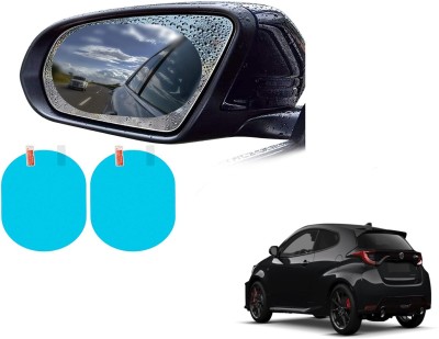 ROYAL AUTO MART Car Mirror Anti Fog Rainproof Protective Film For Toyota Yaris Hatchback Car Mirror Rain Blocker(White)