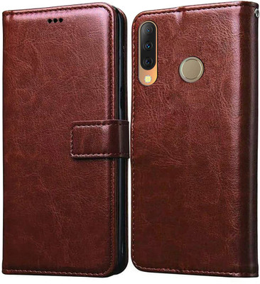 Flipkart SmartBuy Flip Cover for Tecno Camon i4(Brown, Pack of: 1)