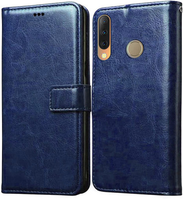 Flipkart SmartBuy Flip Cover for Tecno Camon i4(Blue, Pack of: 1)