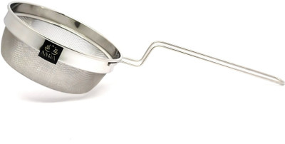 Nyra Stainless Steel Deep Fryer Strainer Fine Mesh with Spot Welded Wire Handle Tea Strainer(Pack of 1)