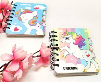 FATFISH Kids A6 Diary Double 50 Pages(Multicolor, Pack of 2)