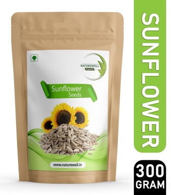 Naturewell Organics Sunflower Seeds for Eating Protein and Fibre Rich Superfood Sunflower Seeds(300 g)