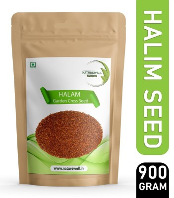 Naturewell Organics Halim Seeds / Asalsiya For Eating, Aliv Seeds For Skin, hair & Bone Seed(900 g)