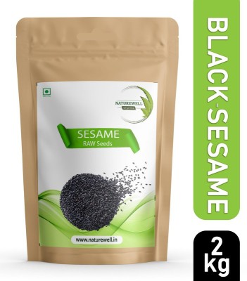 Naturewell Organics Black Sesame Seeds Fresh and Natural |Kaale Til| Kali Till| Sesame Seed Black Sesame Seeds(2 kg)