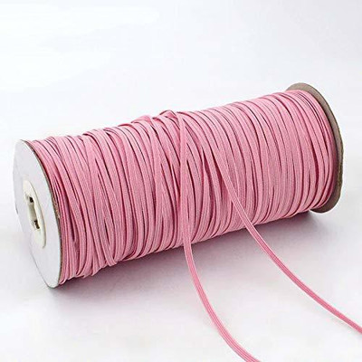 Bobbiny Braided Pink Elastic(50 m)