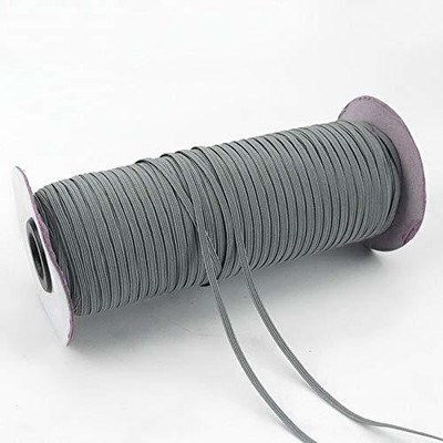 Bobbiny Braided Grey Elastic(10 m)