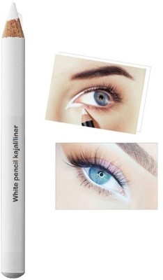 ADJD White Pencil Long Lasting Waterproof Eye Kajal 2.3 g(White)