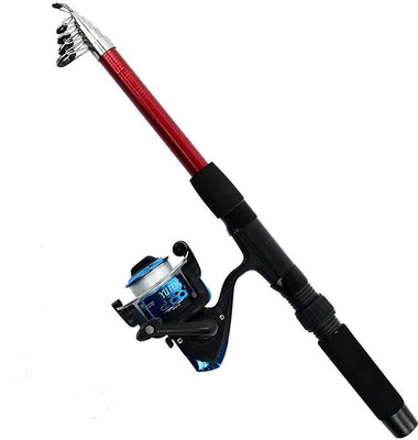 Old fish Fishing rod Fishing rod Blue Fishing Rod(180 cm, 0.13 kg, Blue)