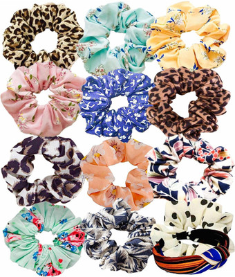 Myra collection Hair bands Scrunchies Colorf Scrunchies(Multicolor)