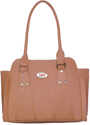 semiize Women Tan Shoulder Bag