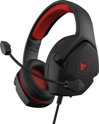 Wings Vader 100 Wired Gaming Headset  (Red, On the Ear)