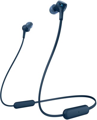 SONY WI-XB400 Extra Bass Wireless Stereo Headset Bluetooth Headset(Blue, In the Ear)