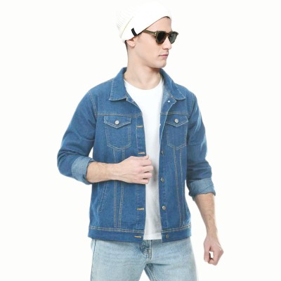 Masterly Weft Full Sleeve Washed Men Denim Jacket