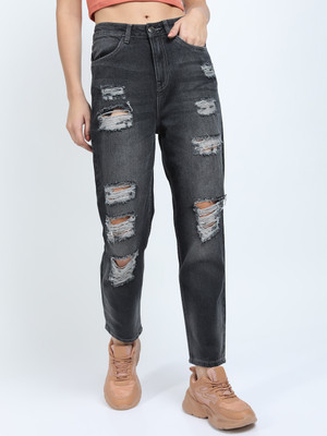 Tokyo Talkies Regular Women Dark Grey Jeans