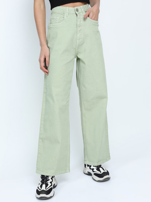 Tokyo Talkies Regular Women Light Green Jeans