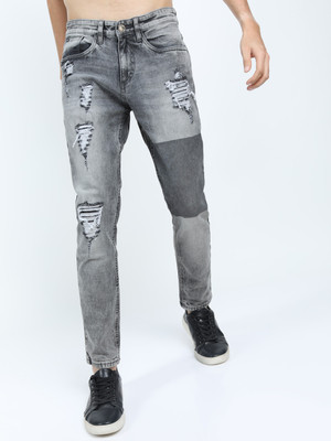 HIGHLANDER Tapered Fit Men Grey Jeans