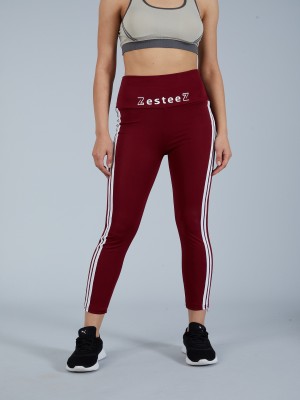 XTR FASHION Maroon Jegging(Striped)