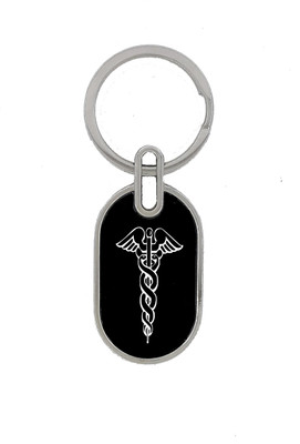 TRAQ DOCTOR ENGRAVED METAL Key Chain