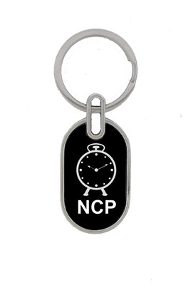 TRAQ NCP ENGRAVED ROUND METAL Key Chain