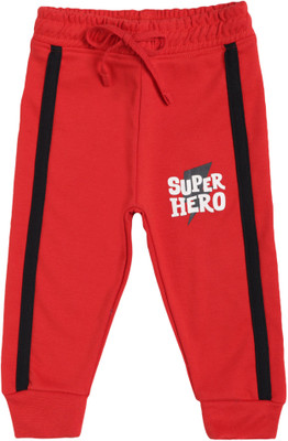 BodyCare Track Pant For Boys(Red, Pack of 1)