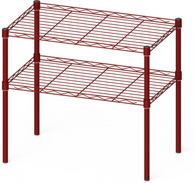 Flipkart Perfect Homes Studio Metal Kitchen Cabinet(Finish Color - RED, DIY(Do-It-Yourself))