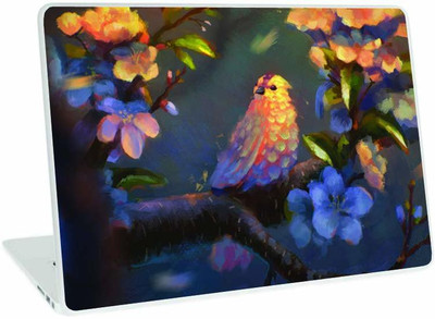 Galaxsia Floral D63 vinyl Laptop Skin Compatible for 15.6 inch(Theme: Nature)