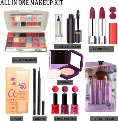 G4U All in One Multi-Purpose Makeup Gift Set for Women and Girls 495 A10(Pack of 16)