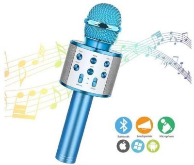 Stybits WS-858 Mic Handheld Wireless Bluetooth for adults and kids Microphone