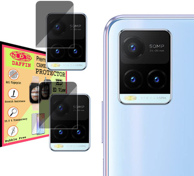 DAFFIN Back Camera Lens Glass Protector for VIVO Y21T.(Pack of: 2)