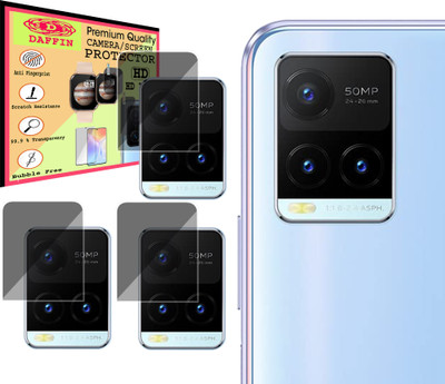DAFFIN Back Camera Lens Glass Protector for VIVO Y21T(Pack of: 3)