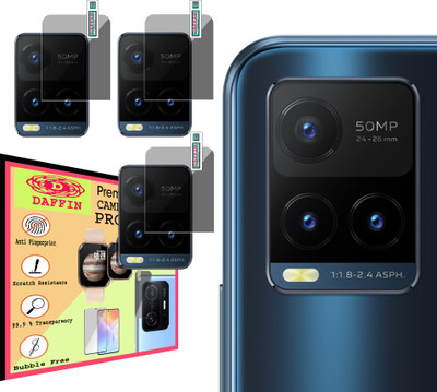 DAFFIN Back Camera Lens Glass Protector for VIVO Y21T(Pack of: 3)