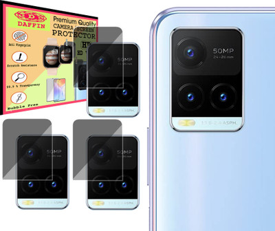 DAFFIN Back Camera Lens Glass Protector for VIVO Y21T(Pack of: 3)