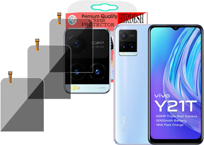 HIRDESH Back Camera Lens Glass Protector for Vivo Y21T(Pack of: 3)