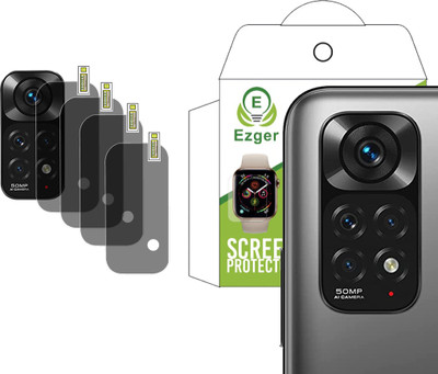 EZGER Back Camera Lens Glass Protector for Redmi Note 11(Pack of: 4)