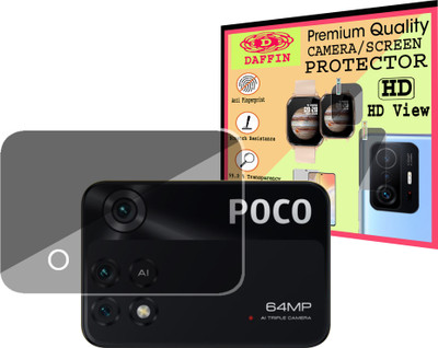 DAFFIN Back Camera Lens Glass Protector for POCO M4 Pro(Pack of: 1)