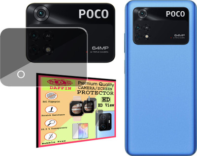 DAFFIN Back Camera Lens Glass Protector for POCO M4 Pro(Pack of: 1)