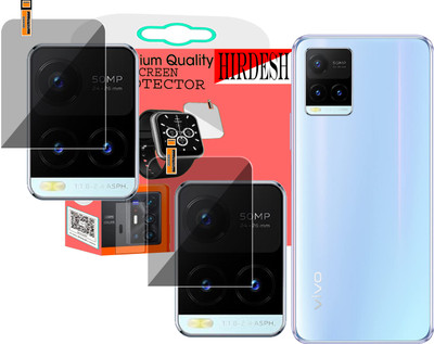 HIRDESH Back Camera Lens Glass Protector for Vivo Y21T(Pack of: 2)