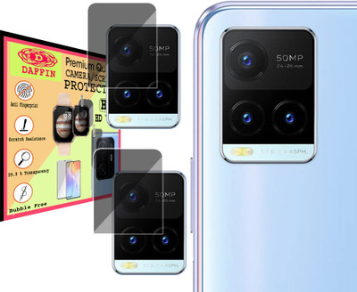 DAFFIN Back Camera Lens Glass Protector for VIVO Y21T.(Pack of: 2)