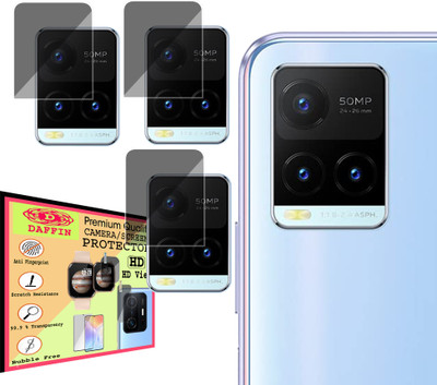 DAFFIN Back Camera Lens Glass Protector for VIVO Y21T(Pack of: 3)
