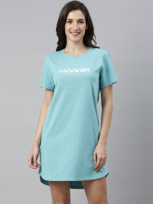 Enamor Women Nightshirts(Blue)