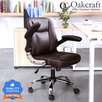 Oakcraft Leatherette Office Executive Chair(Brown, DIY(Do-It-Yourself))