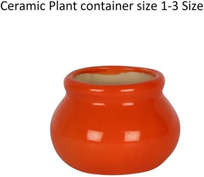 OriginalCeramics ceramic pot Small Matki Pot Plant Container Set(Ceramic)