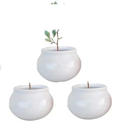 OriginalCeramics Plant Container Set(Pack of 3, Ceramic)