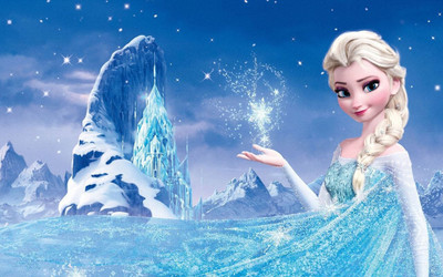 Frozen Elsa on LARGE PRINT 36X24 INCHES Photographic Paper(36 inch X 24 ...