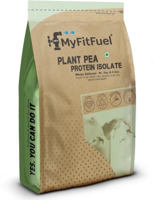 MyFitFuel Plant Pea Protein Isolate, 3kg, Mango Alphonso Plant-Based Protein(3000 g, Mango Alphonso)