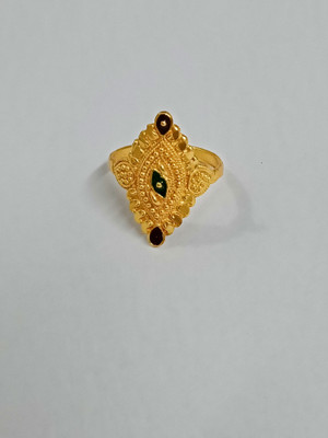 Nawab Collection Alloy Gold Plated Ring