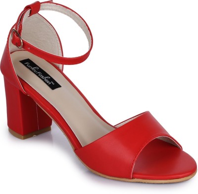 Funku Fashion Women Red Heels