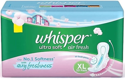 Whisper Ultra soft air fresh XL 30 pads Sanitary Pad
